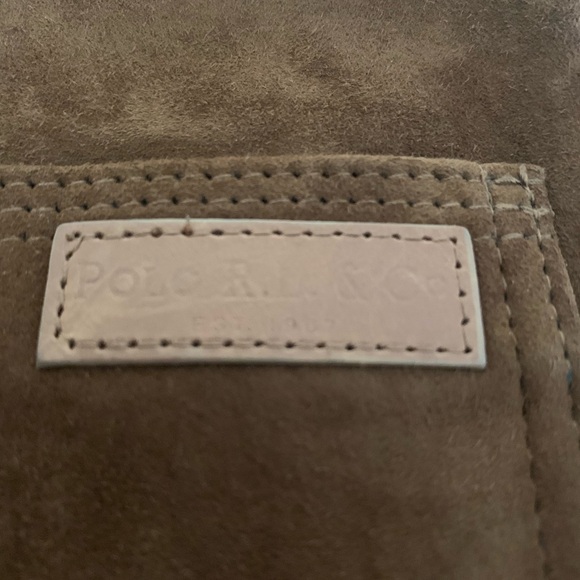 90s Luxury Ralph Lauren 100% Lamb Leather suede pants - Picture 6 of 7